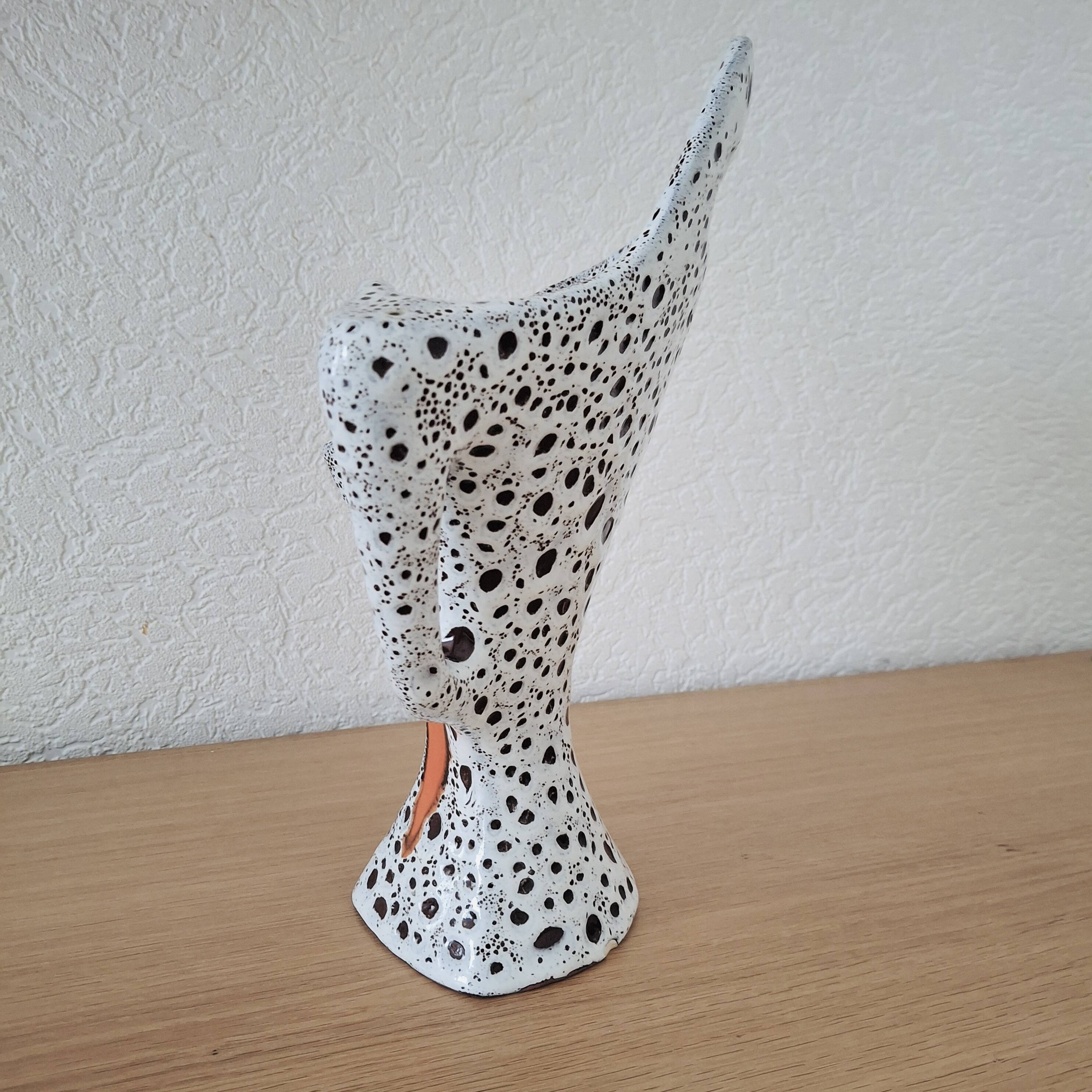 Marino Le Vaucour Vallauris ceramic vase