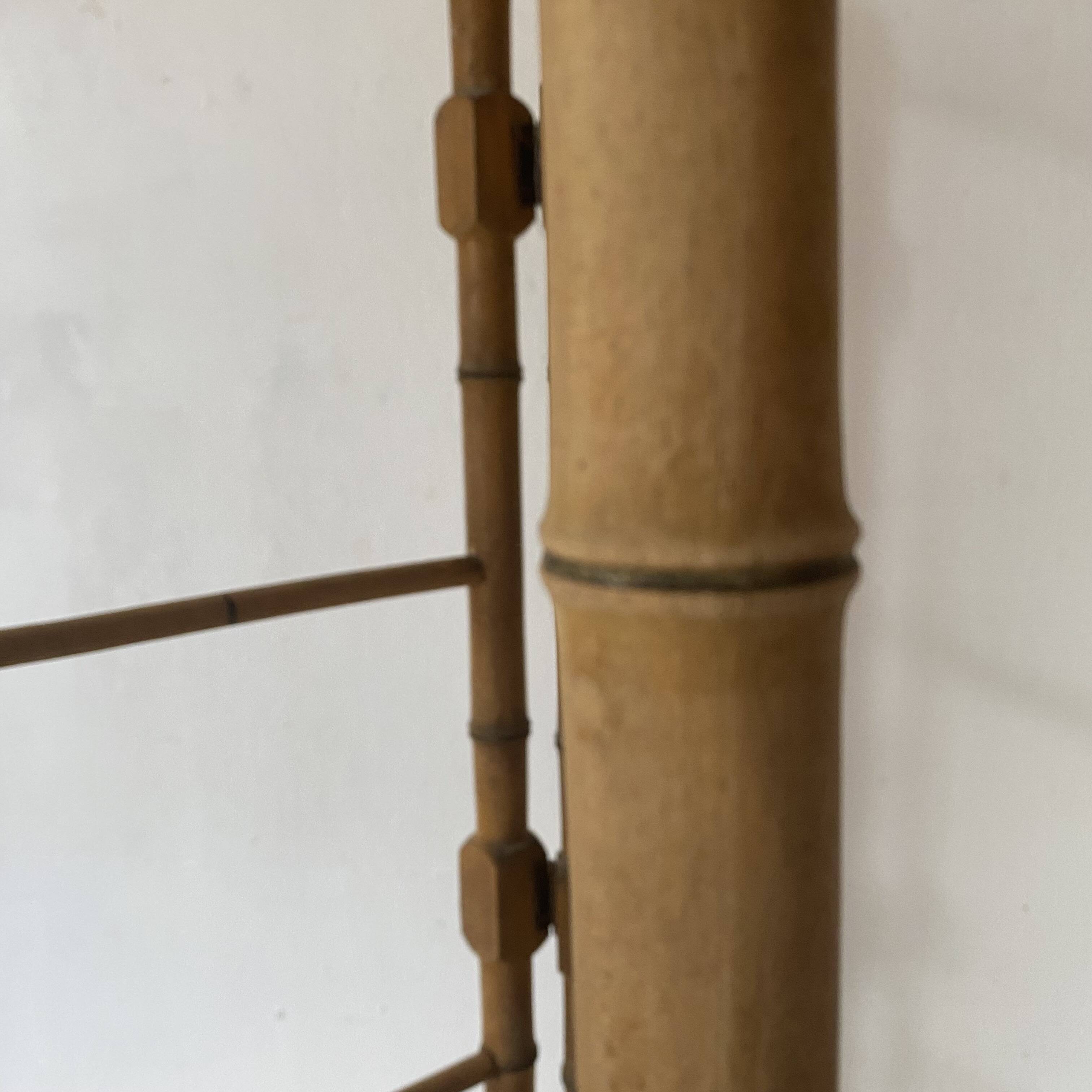 Antique towel rack with doors