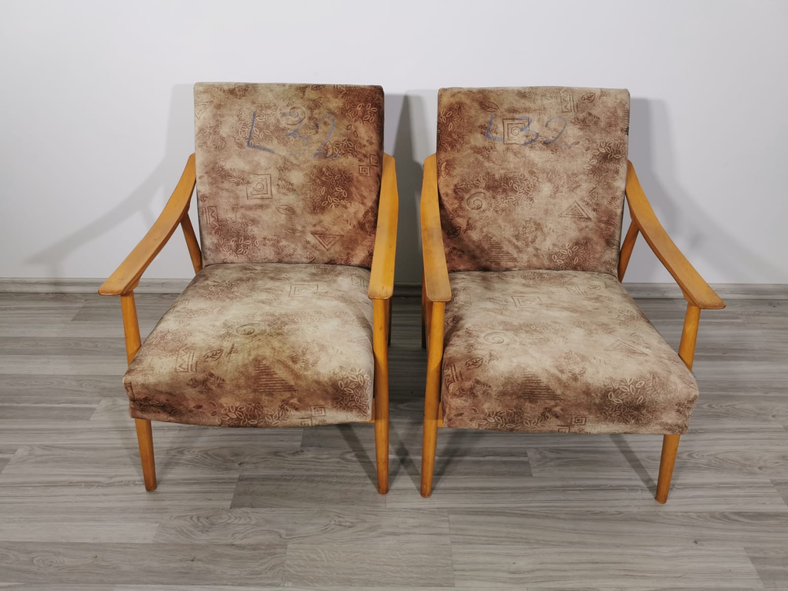 Pair of Tatra armchairs