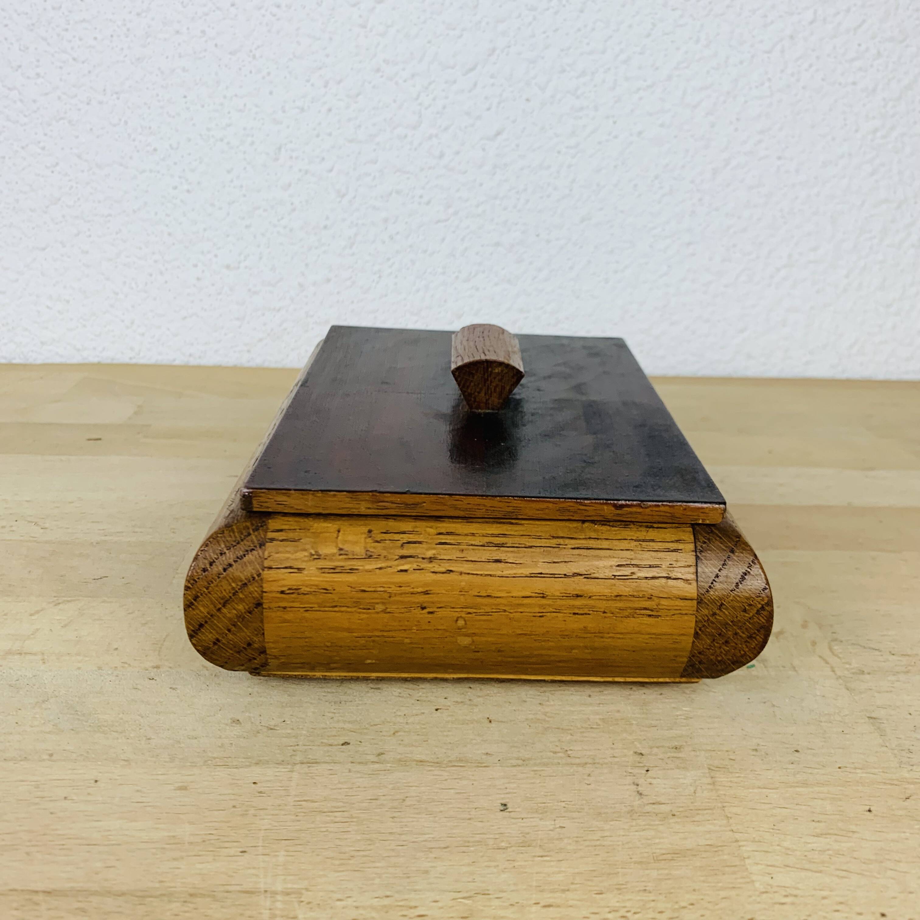 Boîte à bijou art déco en bois