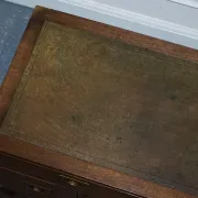 Vintage Military Campaign Desk with Leather Top from Harrods London