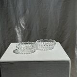 Small glass candy box Cristal d'Arques France