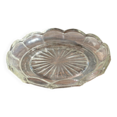 Vintage glass ashtray in the shape of a flower D14 H2.5