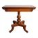 Angleterre XIXeme : table a jeux style Charles X en acajou blond