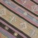 3x10 Pastel Pink & Brown Striped Kilim Runner Rug, 90x315Cm
