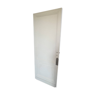 Old painted wooden interior door