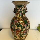 Vase chinois Nankin dynastie Qing