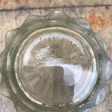 Vase en verre moulé made in Tchécoslovaquie années 70 vintage
