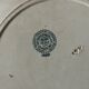 Large round ironstone dish Choisy-le-Roi Derby