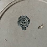 Grand plat rond terre de fer Choisy-le-Roi Derby