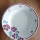 Set of 12 earthenware plates Salins, Nelly red
