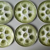Set of 6 seashell plates Orchies Moulins de Loups
