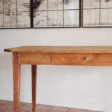 Old wooden farm table