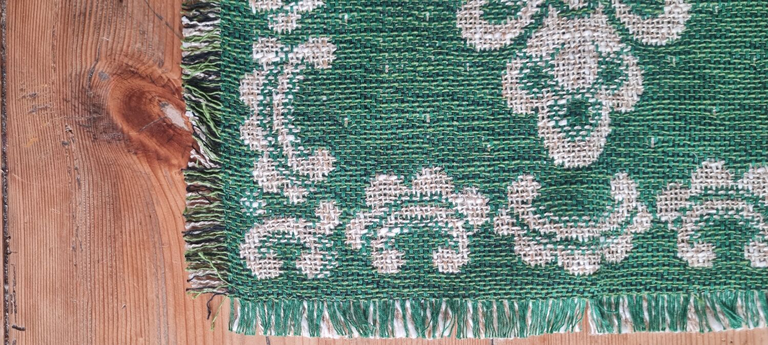 Vintage linen placemat