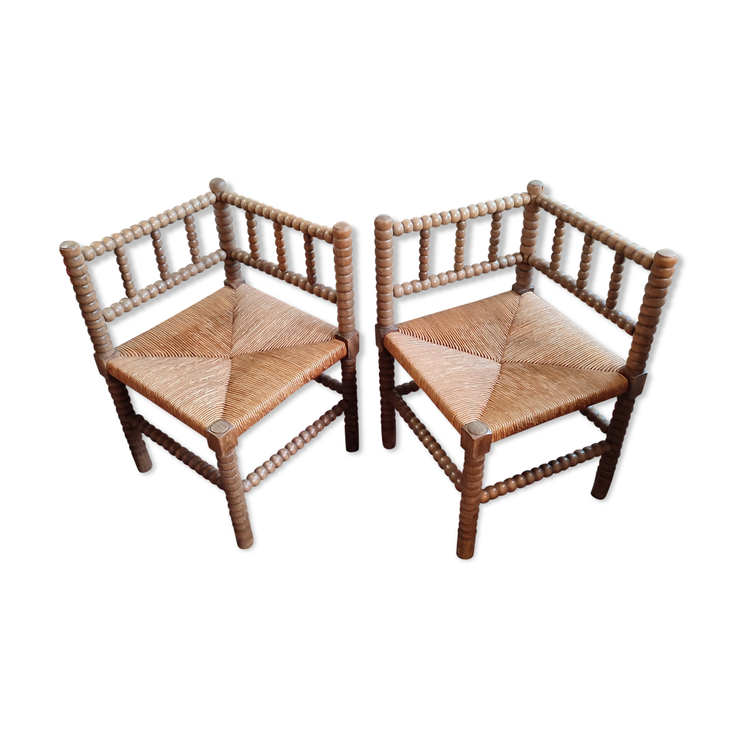 Paire de chaises "coin du feu"