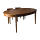 Oval dining table