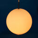 Rare opaline glass pendant lamp by Philips, 1960s