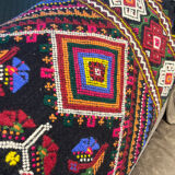 Old anatolian rug for sofa