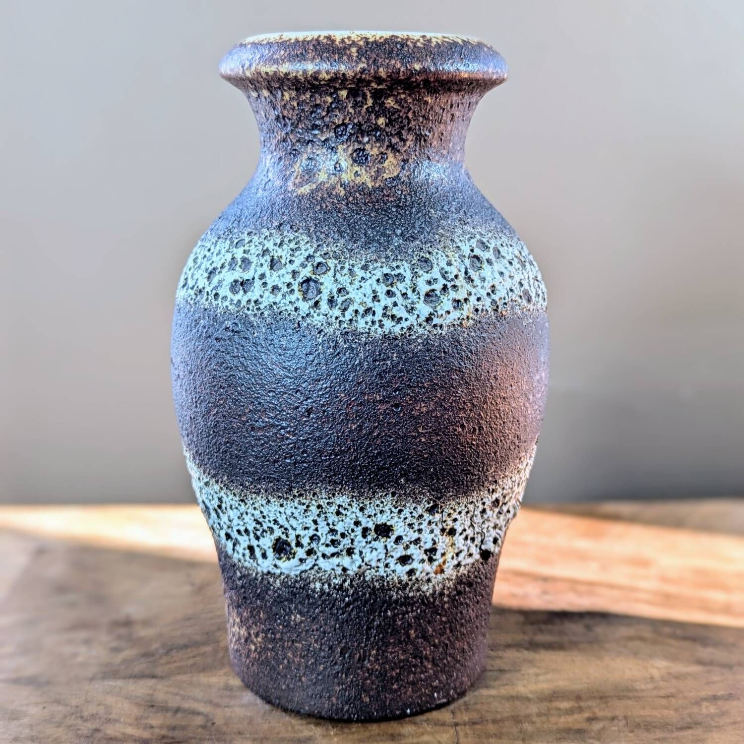Scheurich West Germany Vase 293-27 or 298-27, Fat Lava vintage