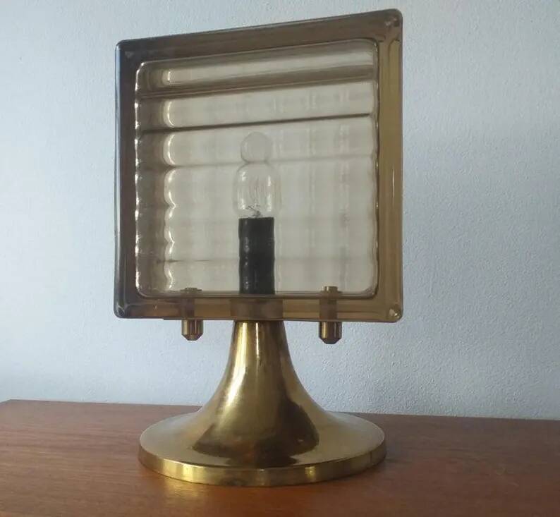 Lampe de table mid-century rare, années 1960