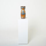 Rare glazed ceramic vase signed Accolay Maya collection around 1950