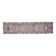 Vintage 1970s Geometric Turkish Oushak Handmade Brown Runner 82x354