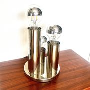 Space Age chrome table lamp – Attributed to Gaetano Sciolari for B