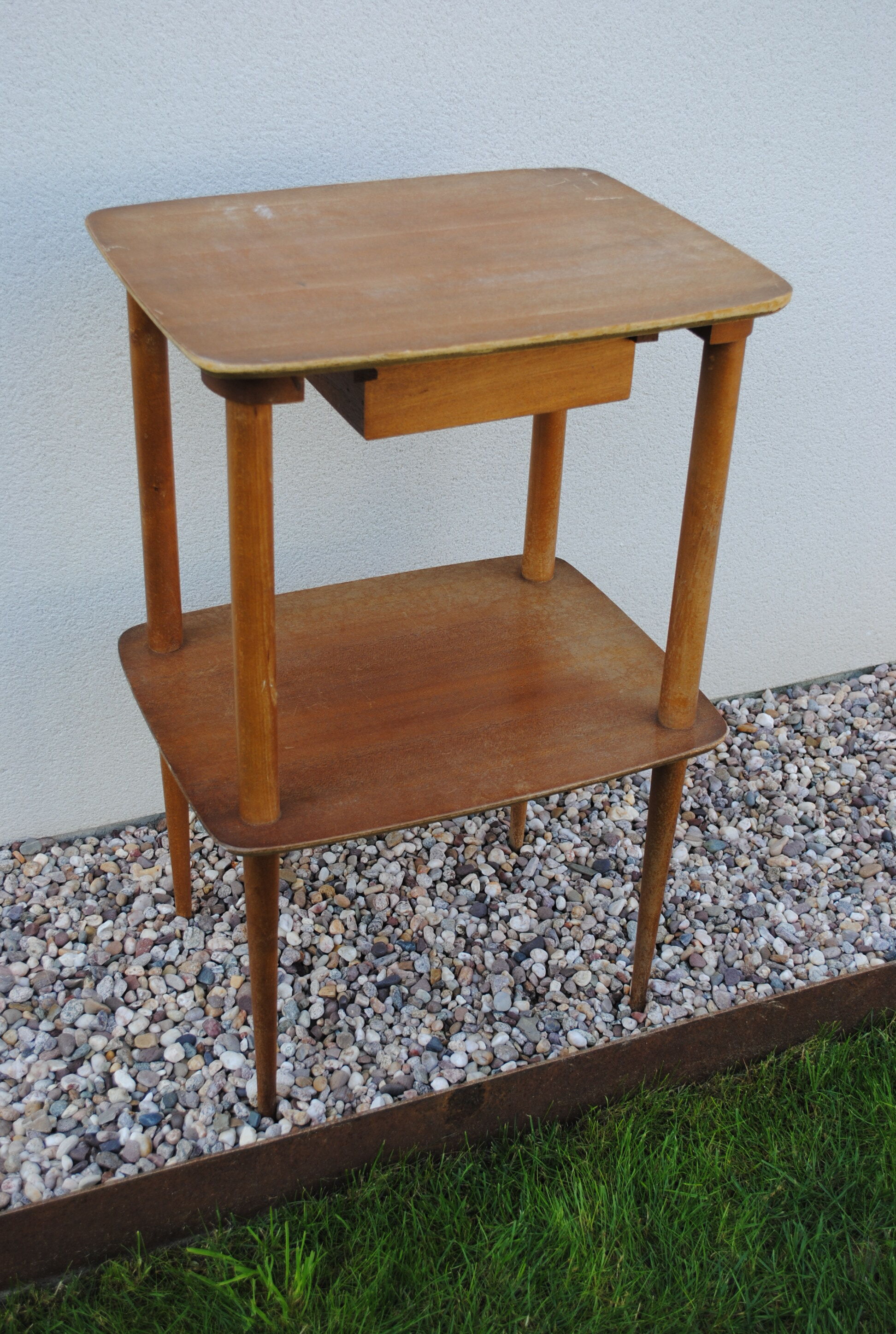 Desserte bois vintage