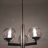 3-light space age chandelier from the 60s-70s
