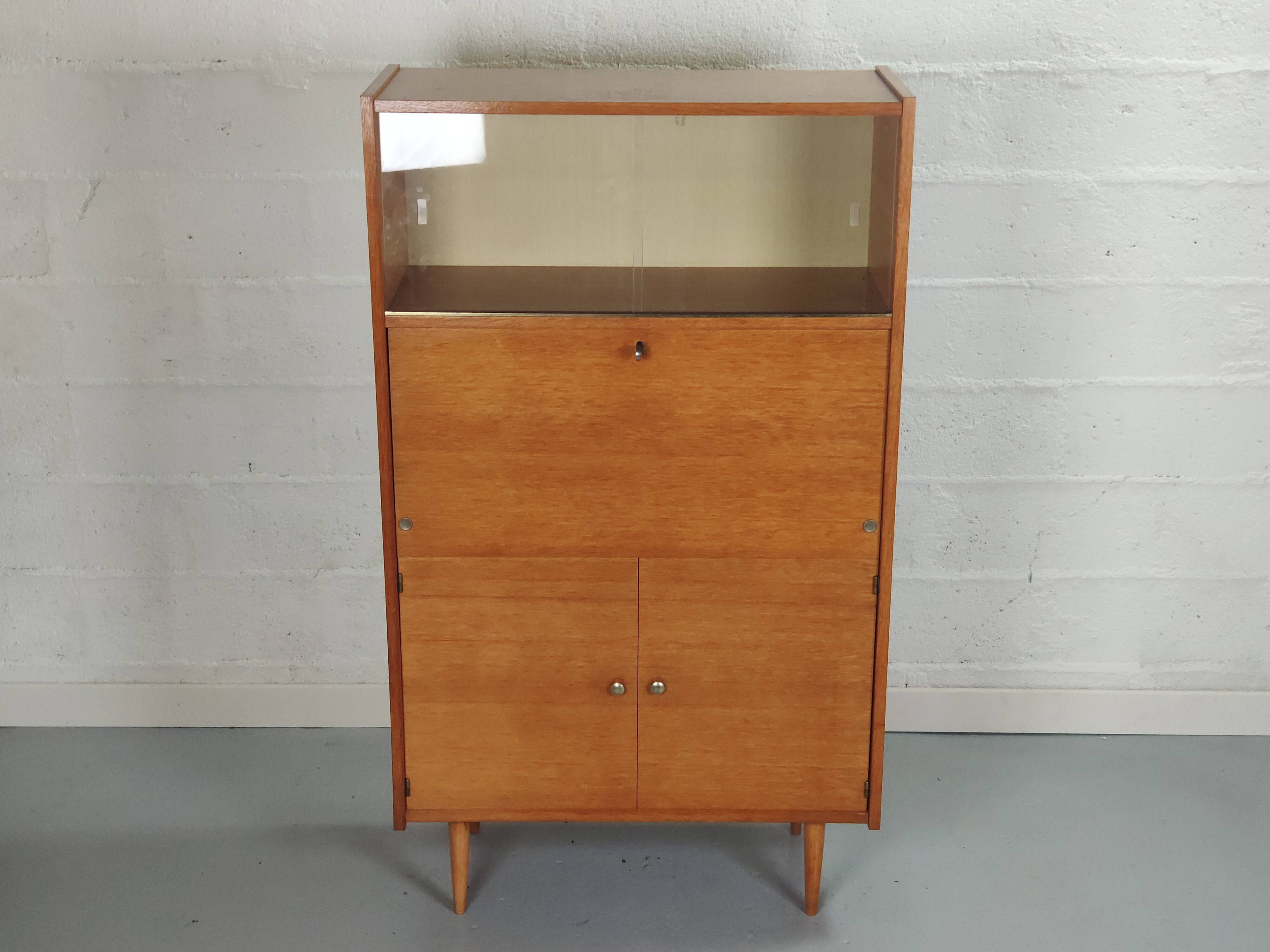 Vintage glass secretary