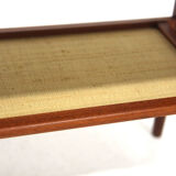 2 Scandinavian mahogany bedside tables, Sweden, 1960