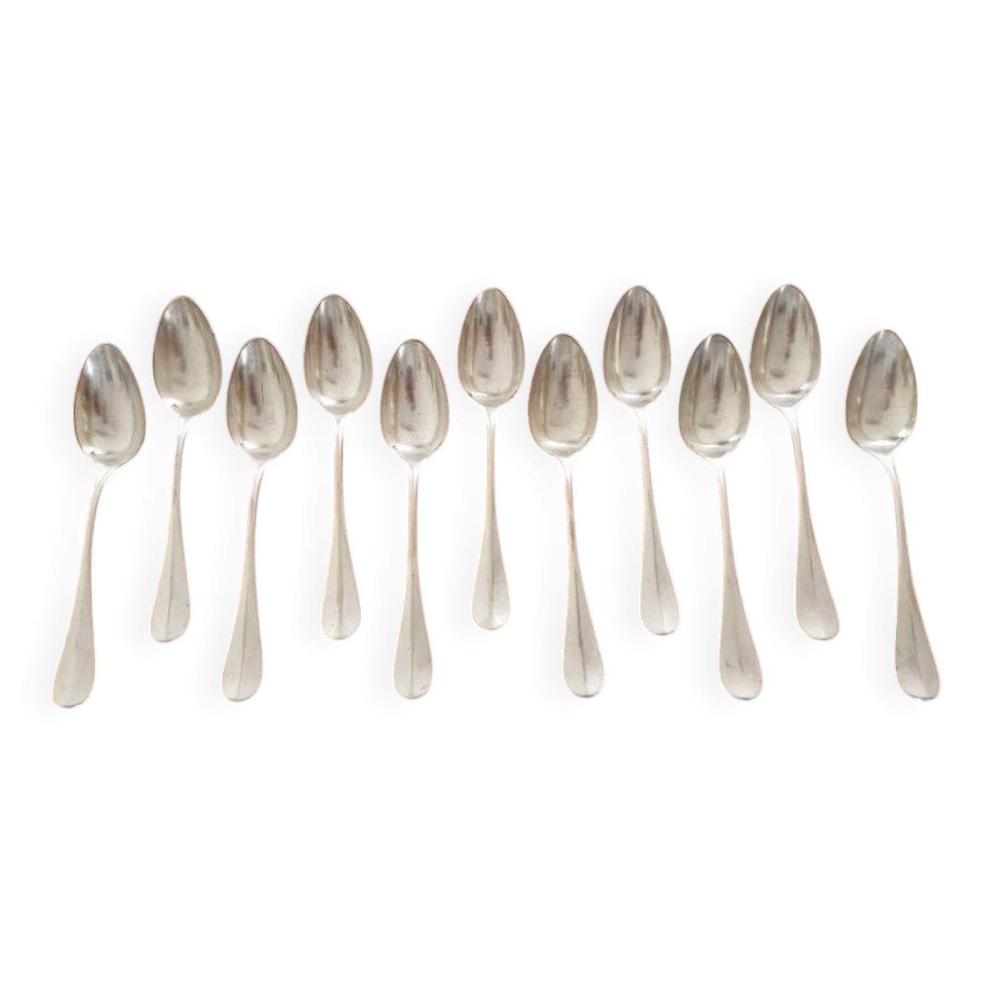 Christofle, Paris - Set of 11 table spoons - Fidélio model