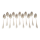 Christofle, Paris - Set of 11 table spoons - Fidélio model