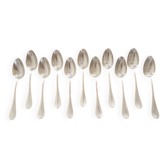 Christofle, Paris - Set of 11 table spoons - Fidélio model