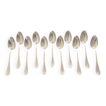 Christofle, Paris - Set of 11 table spoons - Fidélio model