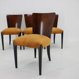 1950s Jindrich Halabala dining chairs H-214 for UP Závody set of 4