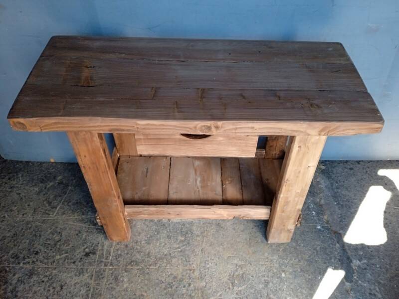 120cm workbench solid wood antique furniture