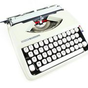 Grey Sage baby hermes typewriter