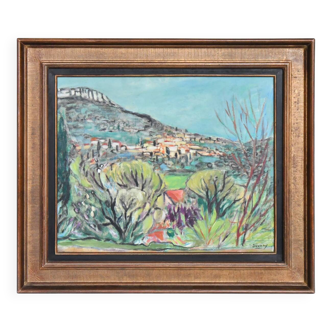 Robert SAVARY (1920-2000) Oil on canvas depicting a Provençal landscape.