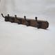 Coat Rack With 5 Hooks In Wood And Metal