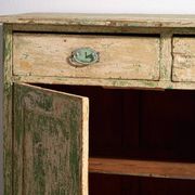 Old bedroom chest of drawers with green tones (c.1920) #8