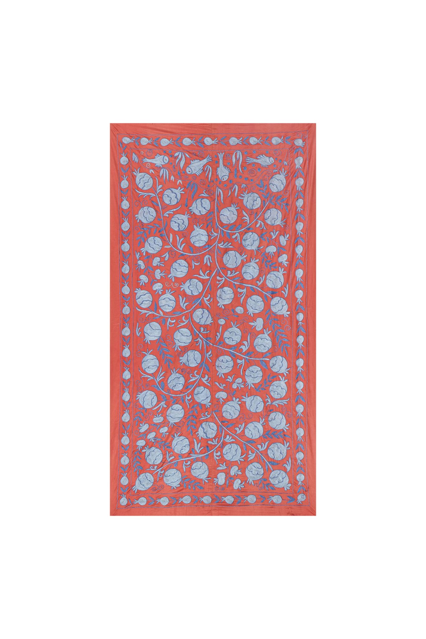 Hand knotted rug, vintage Turkish rug 100x194 cm