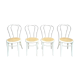 Set of 4 old cannes chairs, 1950s