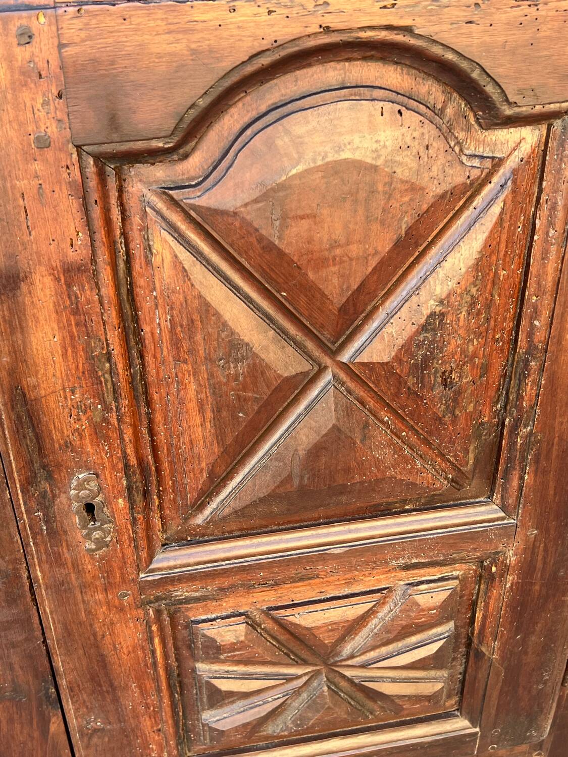 Two-door antique sideboard