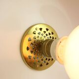 Space Age Medusa by Luigi Massoni for Guzzini in Brass, 1970s