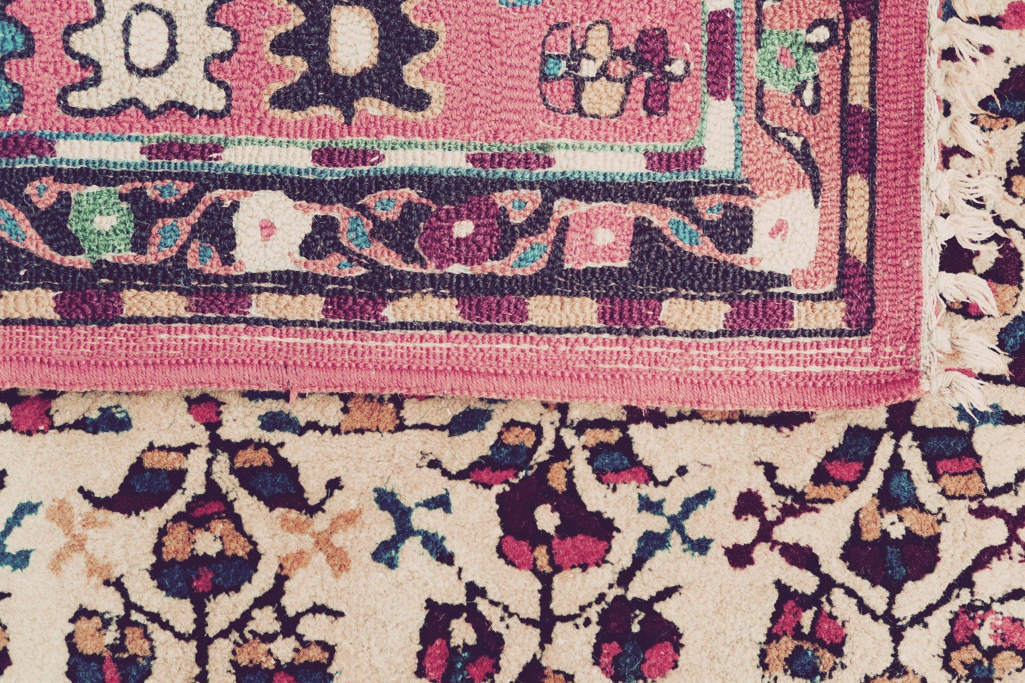 Tapis français lys de france 1950