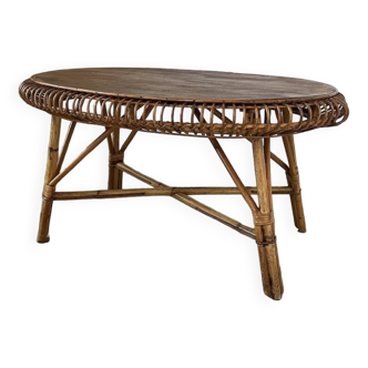 Table basse en rotin DLG Jeanine Abraham