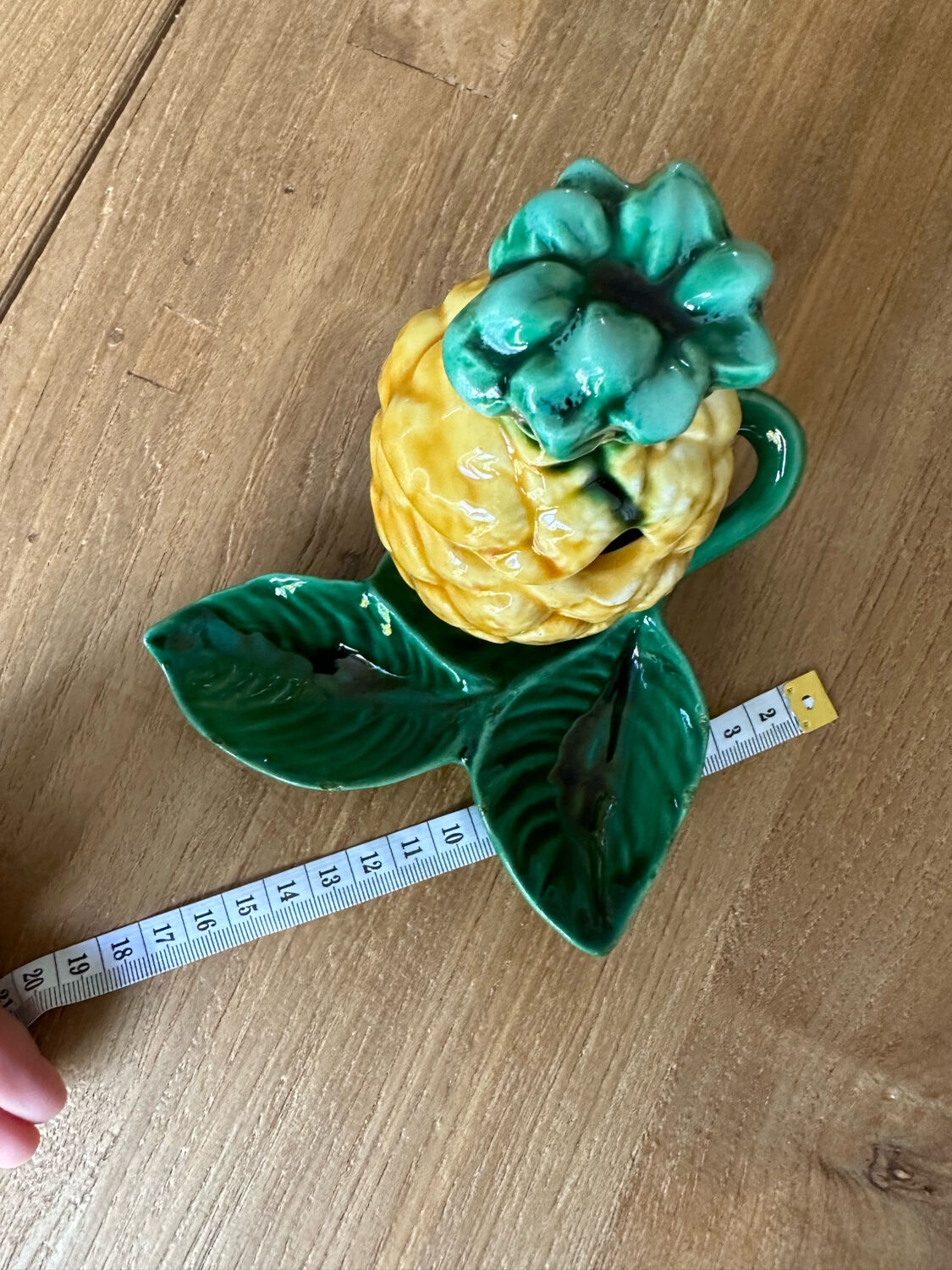 Pineapple olive or mustard pot