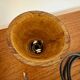 Danish Opaline and Teak Cascading Lamp by Nordisk Solar