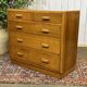 1950s English oak chest of drawers